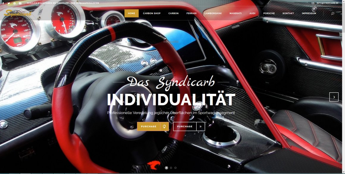 Syndicarb Internetseite