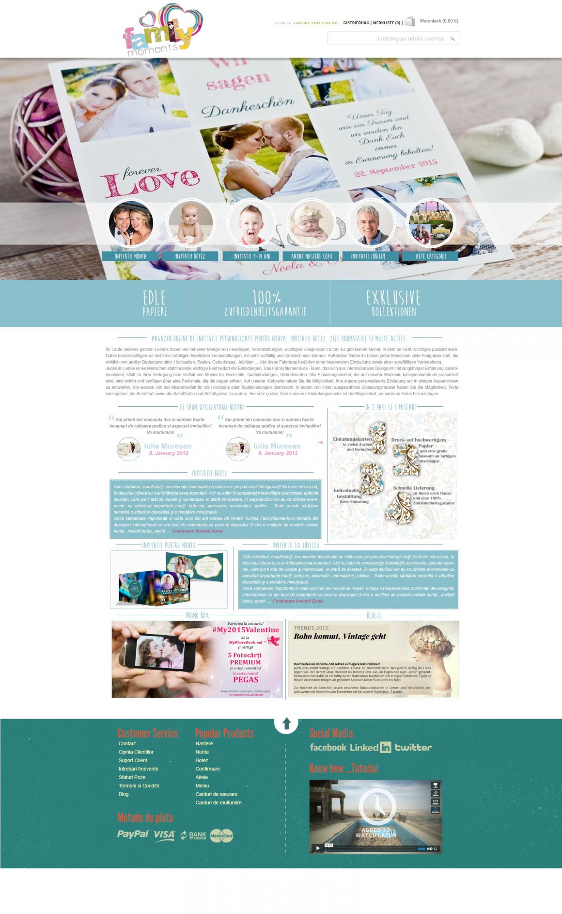 Neue Design fur Familymoments