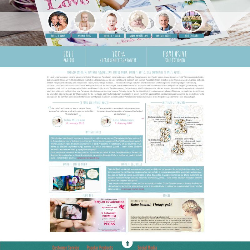 Neue Design fur Familymoments