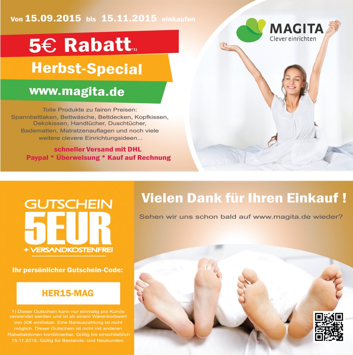 Magnat Flyer Design aus Dreieck