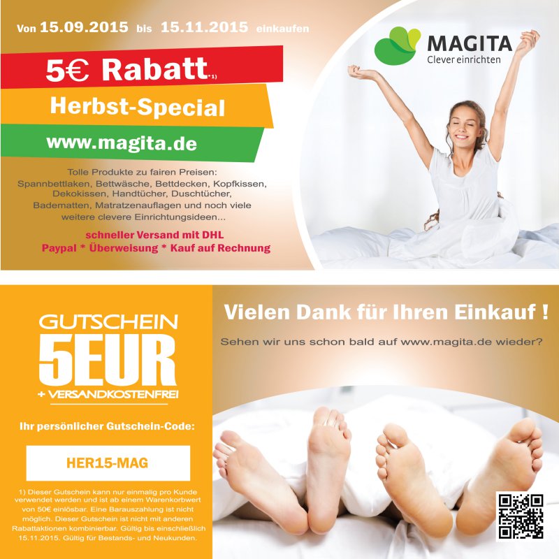 Magnat Flyer Design aus Dreieck